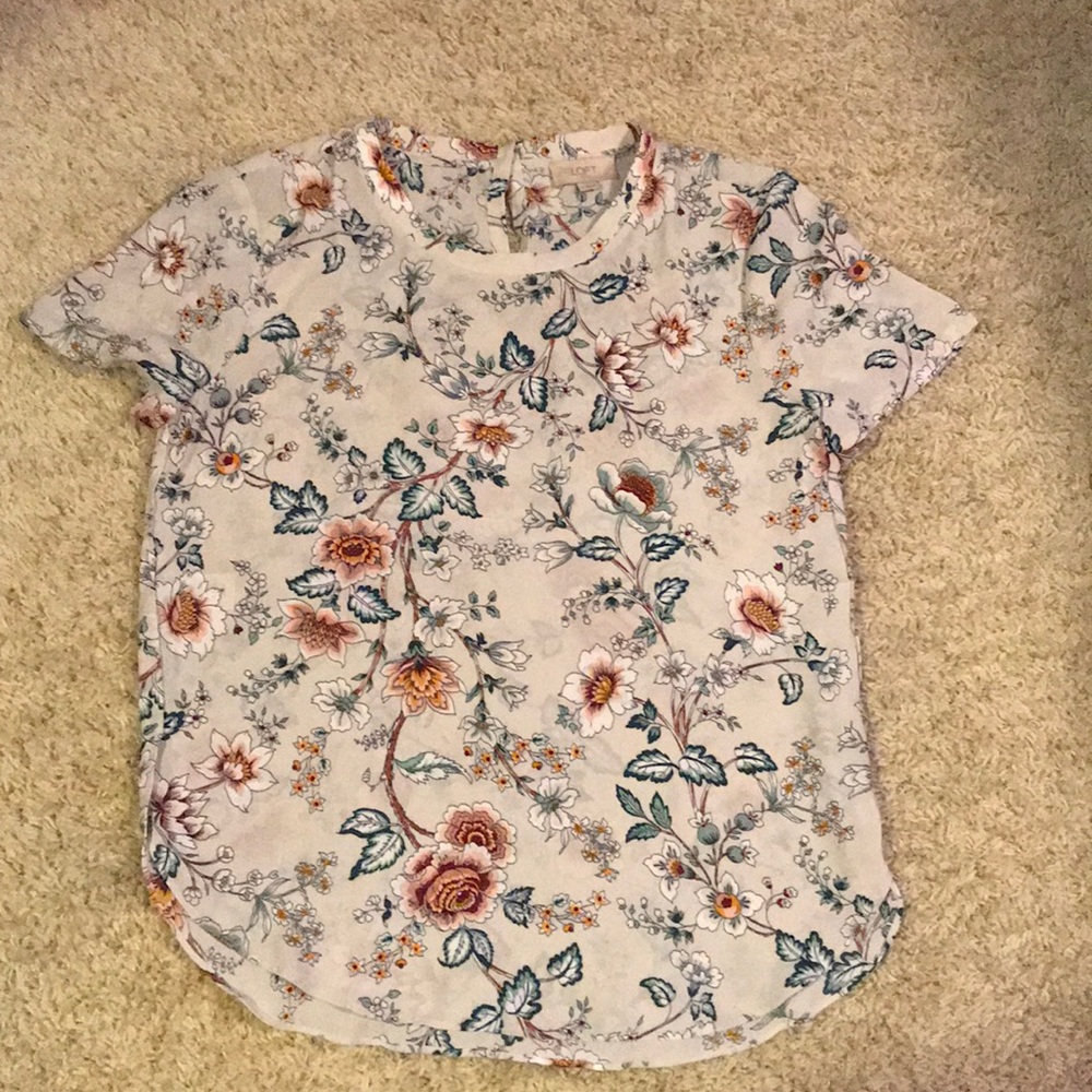 ⭐ BOGO ⭐ Loft Floral Fancy T-shirt
